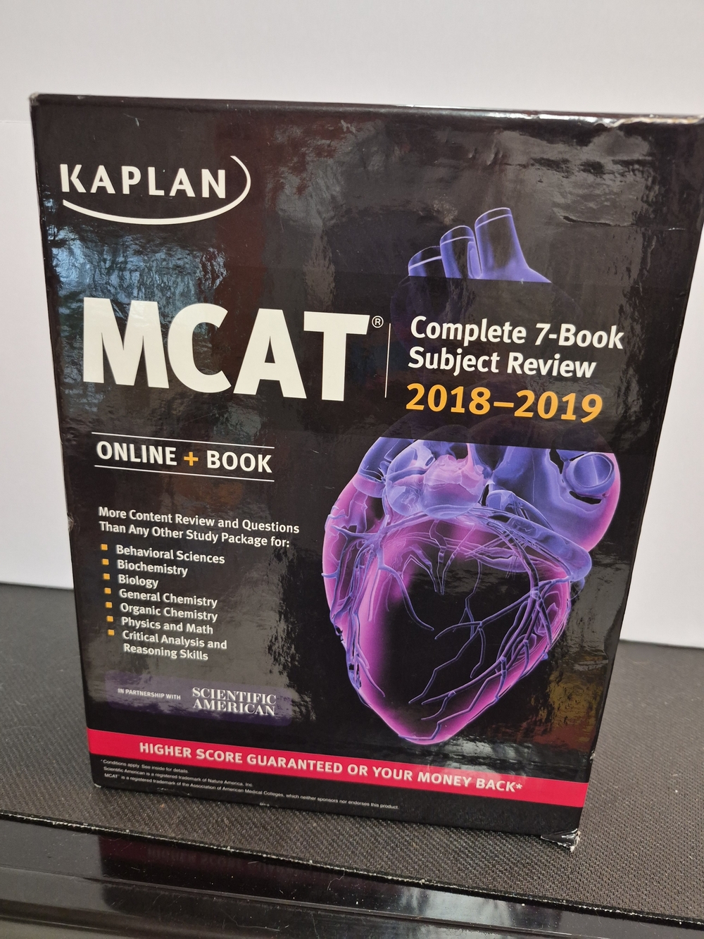 Kaplan MCAT Complete 7-Book Subject Review 2018-2019 Set